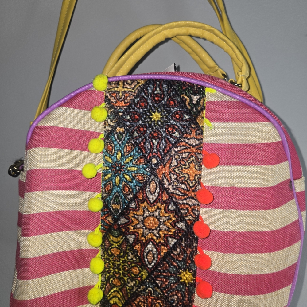 Colorful Striped Women's Bag